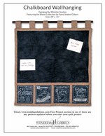 Chalkboard Wallhanging by Whistler Studios